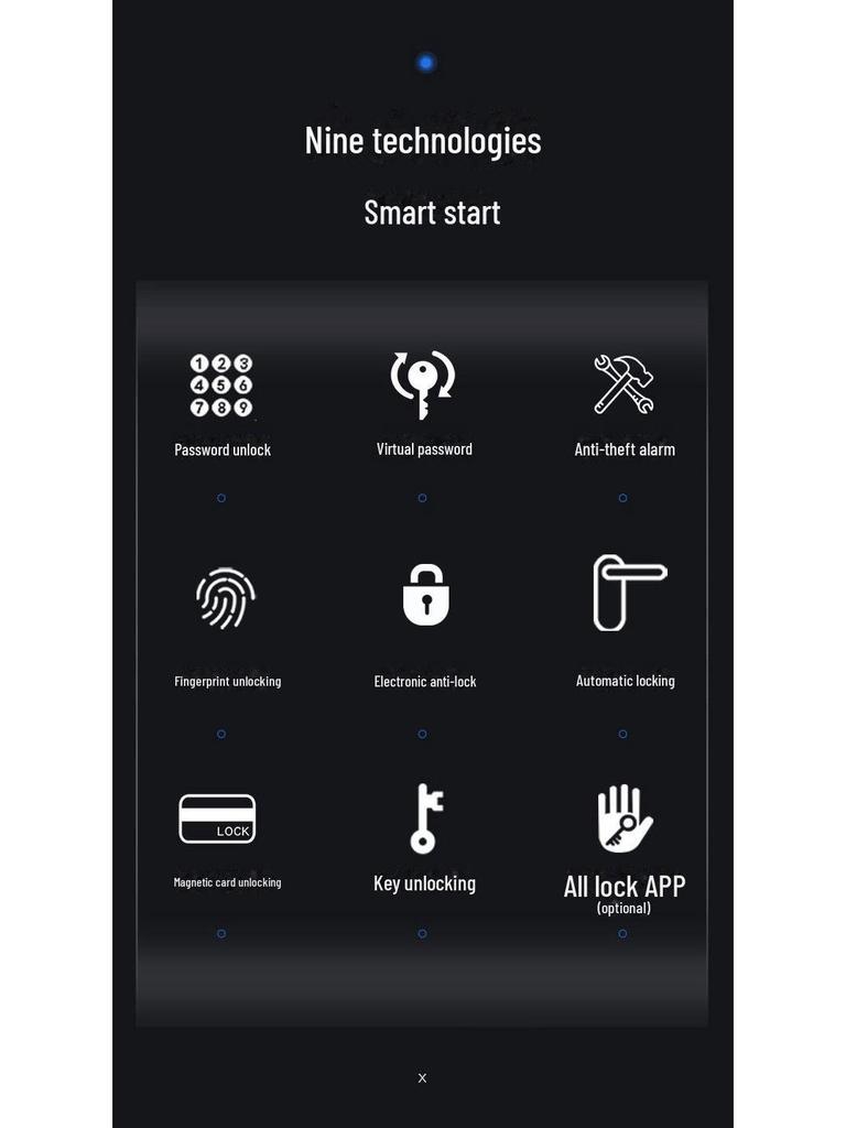 Smart WiFi Graffiti Lock: Electronic Deadbolt for Wooden Doors with Fingerprint, Key Card, and Password Access