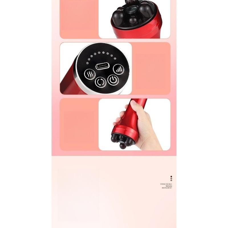 1Pc rechargeable heated abdominal massager, massager, abdominal massage, warm moxibustion