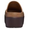 Crocs Modne Proste Wsuwane Klapki Obuwie Damskie Ciemnobrązowe 209869-2EY