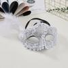 Sexy Half Face Lace Masquerade Mask 8 Colors Optional Feather Decoration Mini Hat Halloween Party Makeup Costume Prop For Women