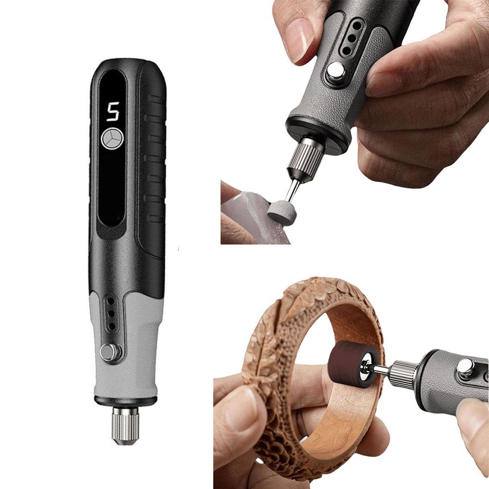 Wireless Multifunctional Drill 5-speed Regulation Mini Rotary Tool Cordless Drill Polishing