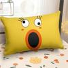 Funny Emoji Pillow, Rectangular Pillowcase, Home Sofa Decorative Pillow, Dormitory Bed Pillow Gift