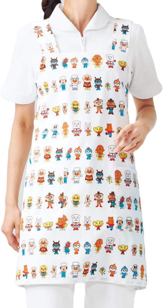 Kazen Printed Apron L (Anpanman) ANP915-C/70