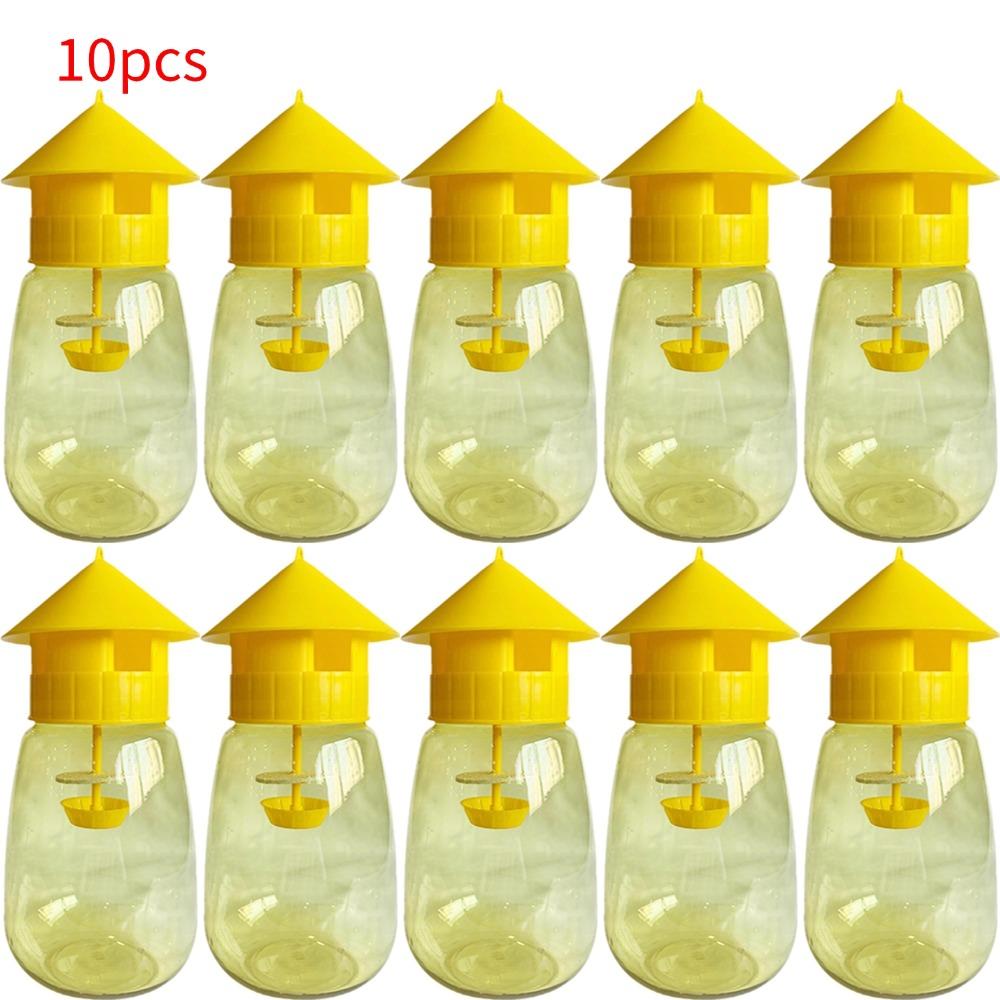 Plastic Fruit Fly Trap Killer Drosophila Trap Anti Fly Fruit Fly Killer Catcher Orchard Insect Trap Pest Control Tool 1-20pcs