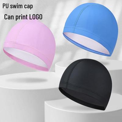 Premium Unisex Extra Large Waterproof Breathable PU Swim Cap - Solid Color, Non-Tightening, Customizable Logo.