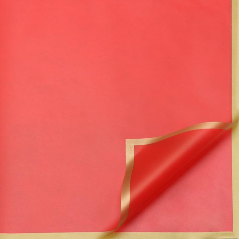 Roland Goldkante Wasserdichte Gelee-Folie Blumeneinwickelpapier