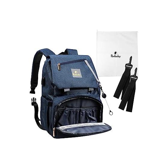 [Ponbaby] Mother s Backpack Mother s Bag (Multi-functional bag born from the ideas of active mothers) Backpack, Large Capacity, Lightweight, Baby