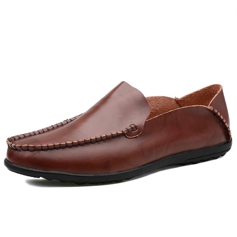 

Мужская обувь Модная Удобная Дышащая Повседневная Кожаная Мужские Лоферы Без Шнурков Для Вождения Квартиры Повседневная Обувь US 5(EUR 38) кларет