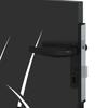 Garden Gate Black 110 X 105 Cm Powder Coated Steel
