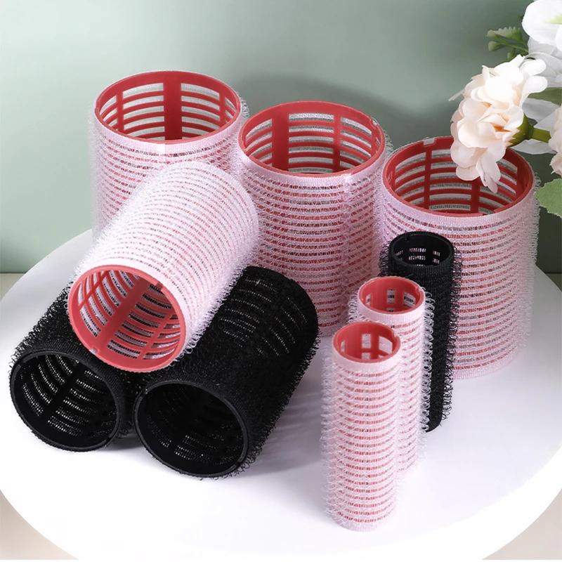 6Pcs  Hair Rollers Heatless Curlers No Heat Hair Bangs Volume Salon Hairdressing Curlers Sticky Hair Styling Tool