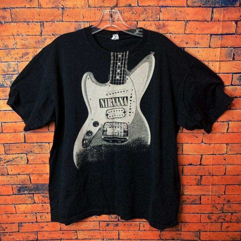 Buy Nirvana Guitar T-Shirt 2007 Black 