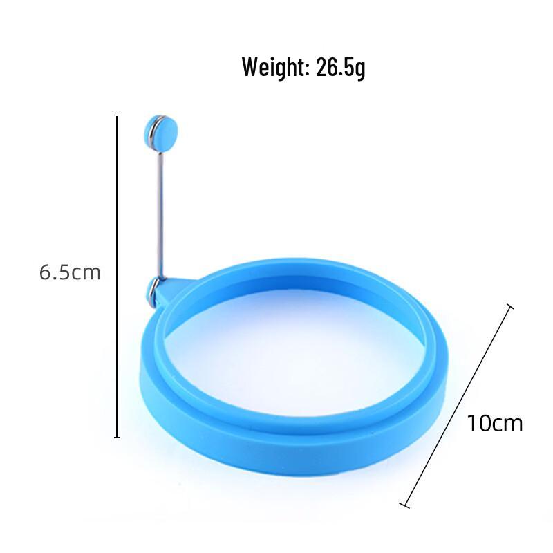 MDNG Stainless Steel Handle Silicone Egg Ring