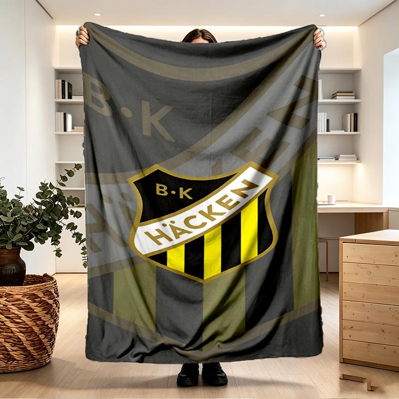 BK Hacken Print Blanket - Soft & Comfortable, for Bedroom, Travel, Sofa, Home Decoration - Birthday Christmas Gift for Friend