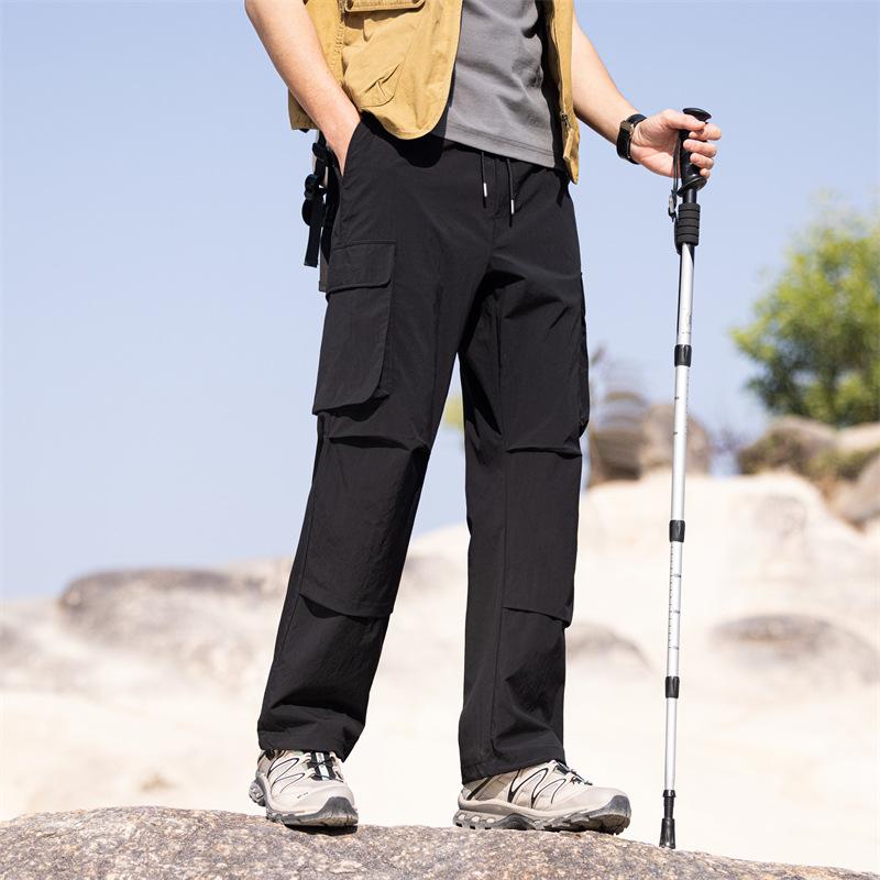 Men's Outdoor Tooling Casual Pants Men's and Women's Pants Spring and Summer New Loose Straight Mountaineering Trousers