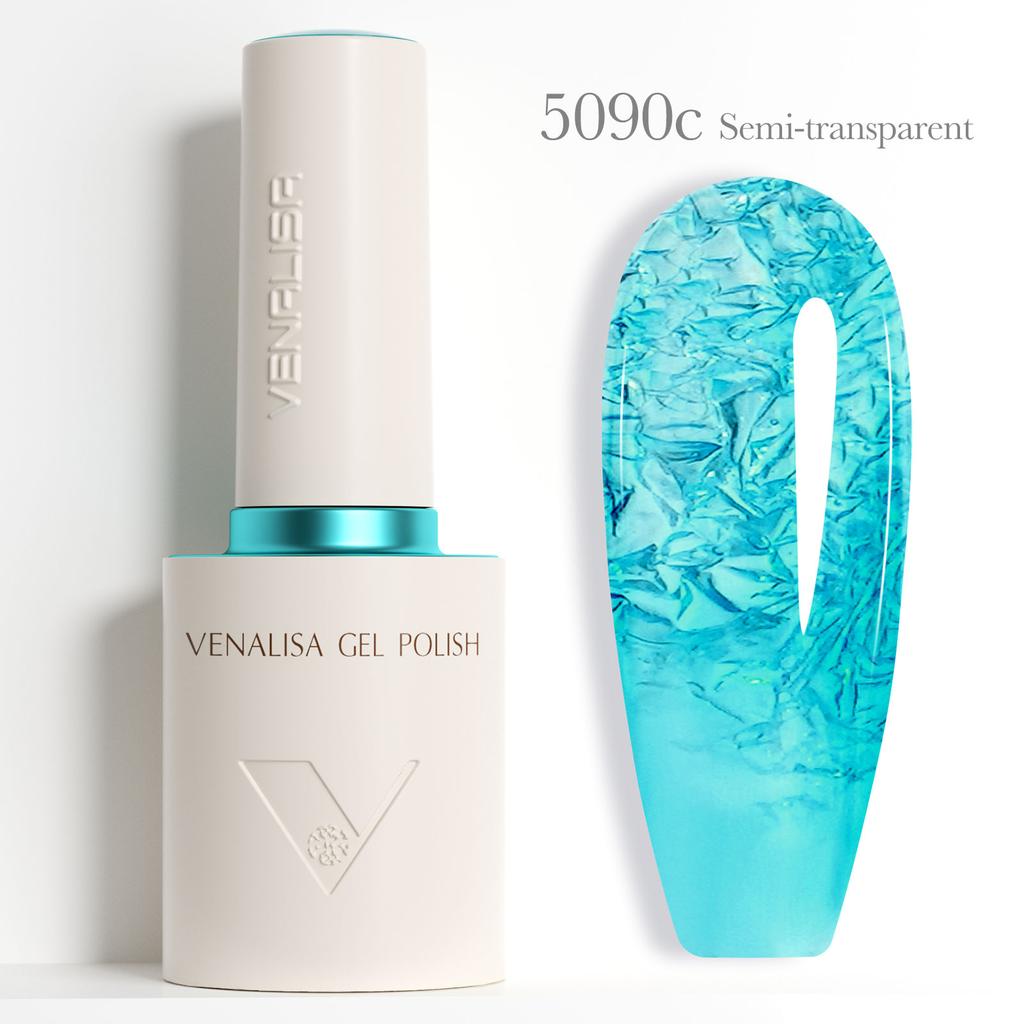 Venalisa 10ml Jelly Gel Nail Polish HEMA/TPO-Free Semi-Transparent Colors UV LED Soak Off Gel for DIY Manicure Kit