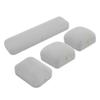 Jewelry Gift Box Cushioning Soft Lining Exquisite Lightweight Portable Small Jewelry Case Light Gray