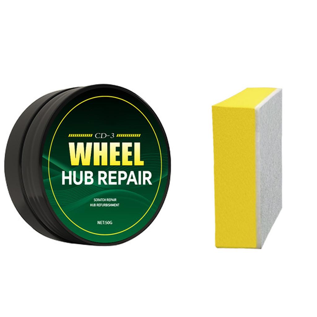 Effective Wheel Scratch Repair Paste 50g Formula Wheel Hub Scratch Remover Polish for Smooth Finishes On Metal Surfaces