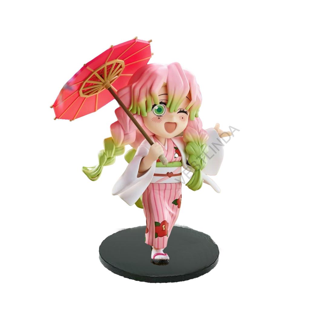 1/12PCS Ghost Slayer Blade Plum Rain Series Blind Box PVC Cute Humanoid Doll Anime Peripheral Collection Model Blind Box Gifts