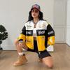 Womens Casual Long Sleeve Baseball Jacket Hoodie Streetwear Oversized Top 2026