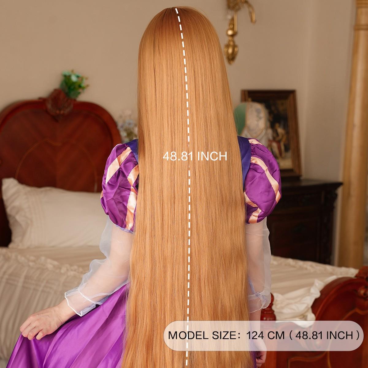 Rapunzel Verflixt und Zugenäht Cosplay Prinzessinnenkleid für Halloween M beige
