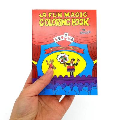 Mini taille amusant livre de coloriage magique comédie livres de coloriage magique tours de magie Illusion enfants jouet cadeau Tour gros plan tours de magie de rue