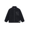Li Ning BADFIVE Jackets Men's Black Stand Collar Thickened Other AFDSA67-4