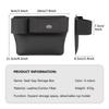 For KIA Leather Car Seat Crevice Storage Box Seat Slit Gap Organizer Bag K5 K2 Rio Optima Sportage Venga Sorento Stonic ForteZF8
