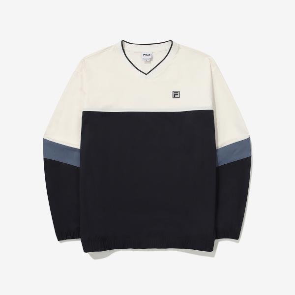Fila Colorblock V Neck Crew