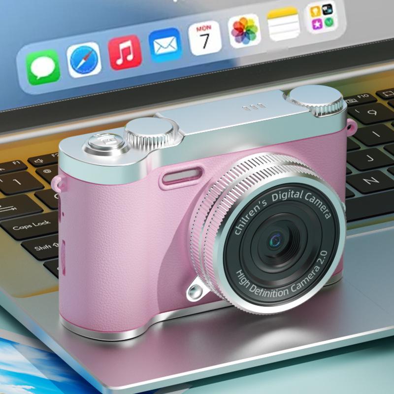 

Retro Portable HD Digital Selfie Camera: Student Entry-Level Compact Travel Card Camera