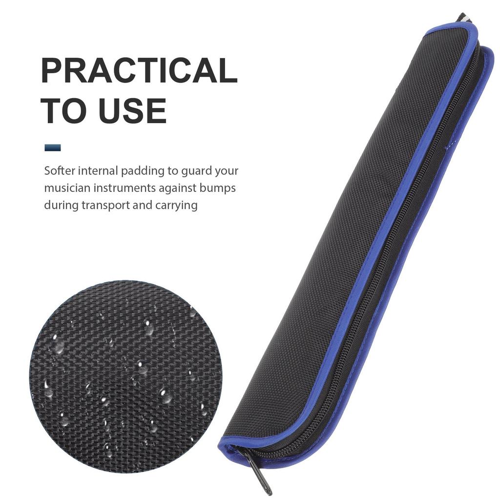 SILENRADAWN Soprano Recorder Case, Lightweight Waterproof Oxford Fabric, Storage and Protective Cover, Multi-purpose Instrument Bag for Flute,