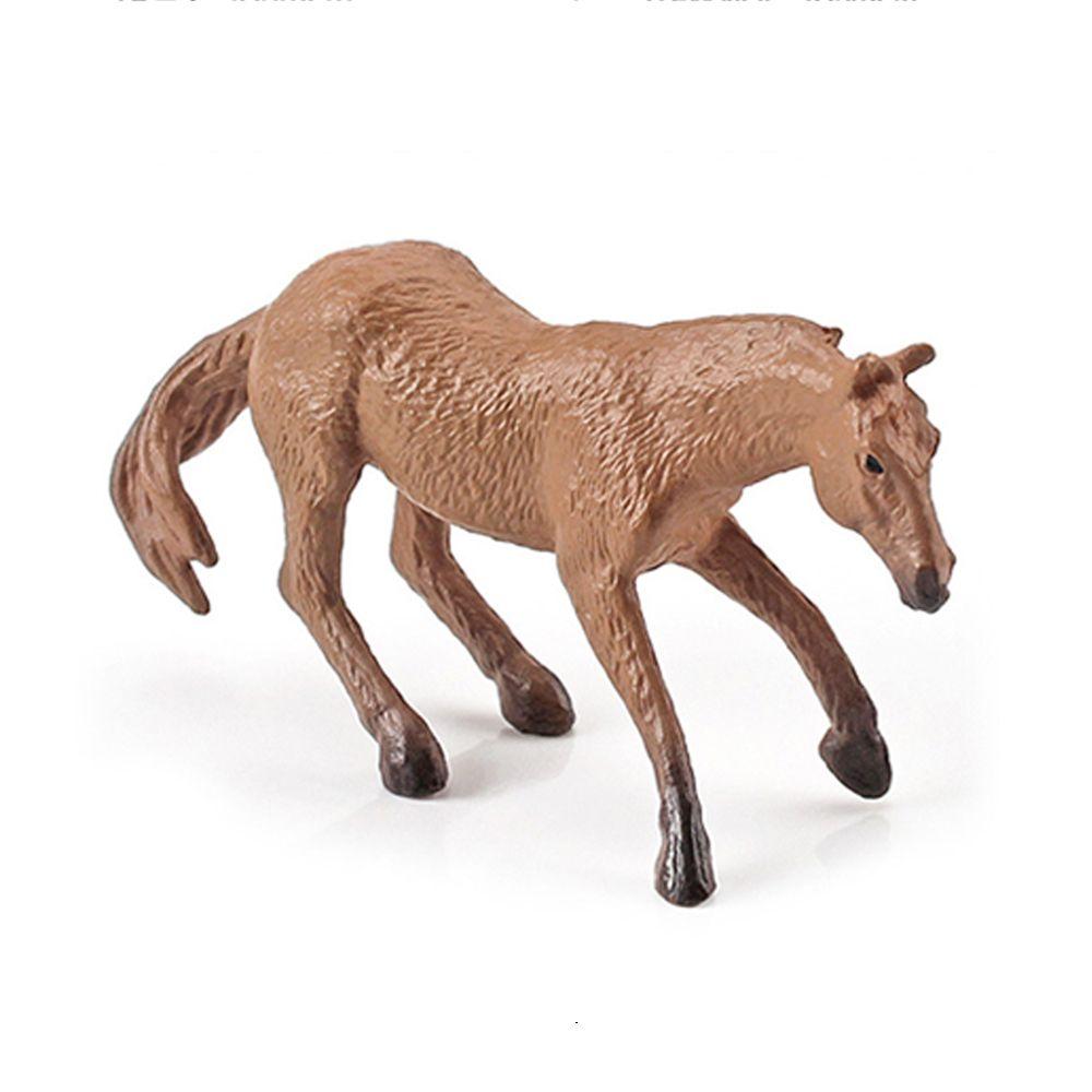 Animal Static Simulated Pony  Cake Topper Figures Horse Model