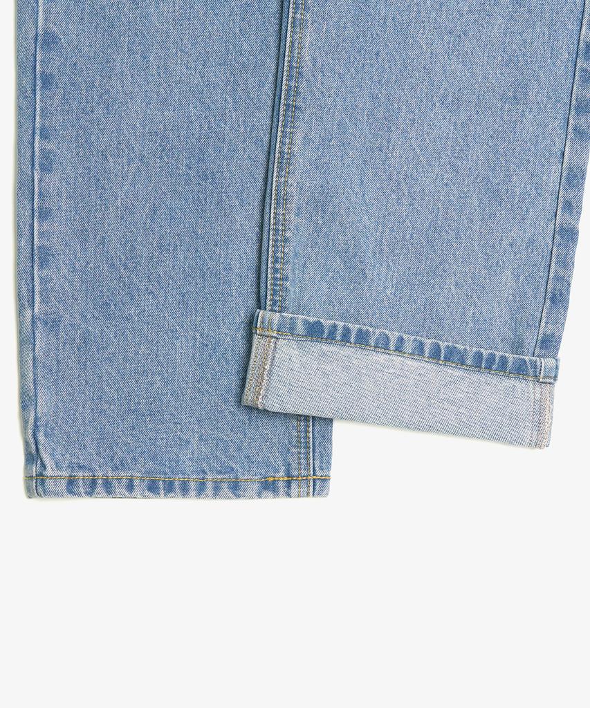 TOFFEE Wide Denim Pants (Light Blue)