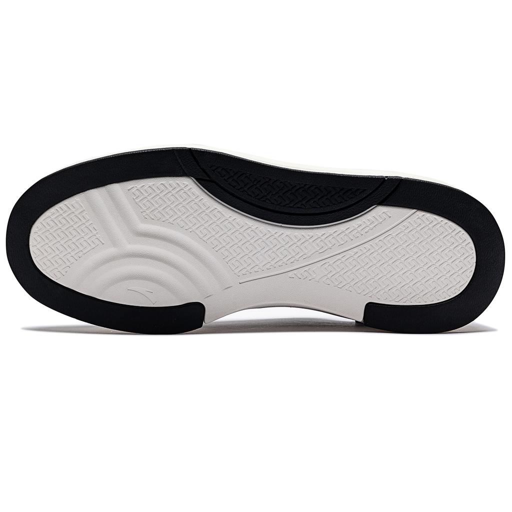 Anta Antiskid Wear Resistant Lightweight Low Top Skate Shoes Women Sneakers Black White Gray 122338071-2