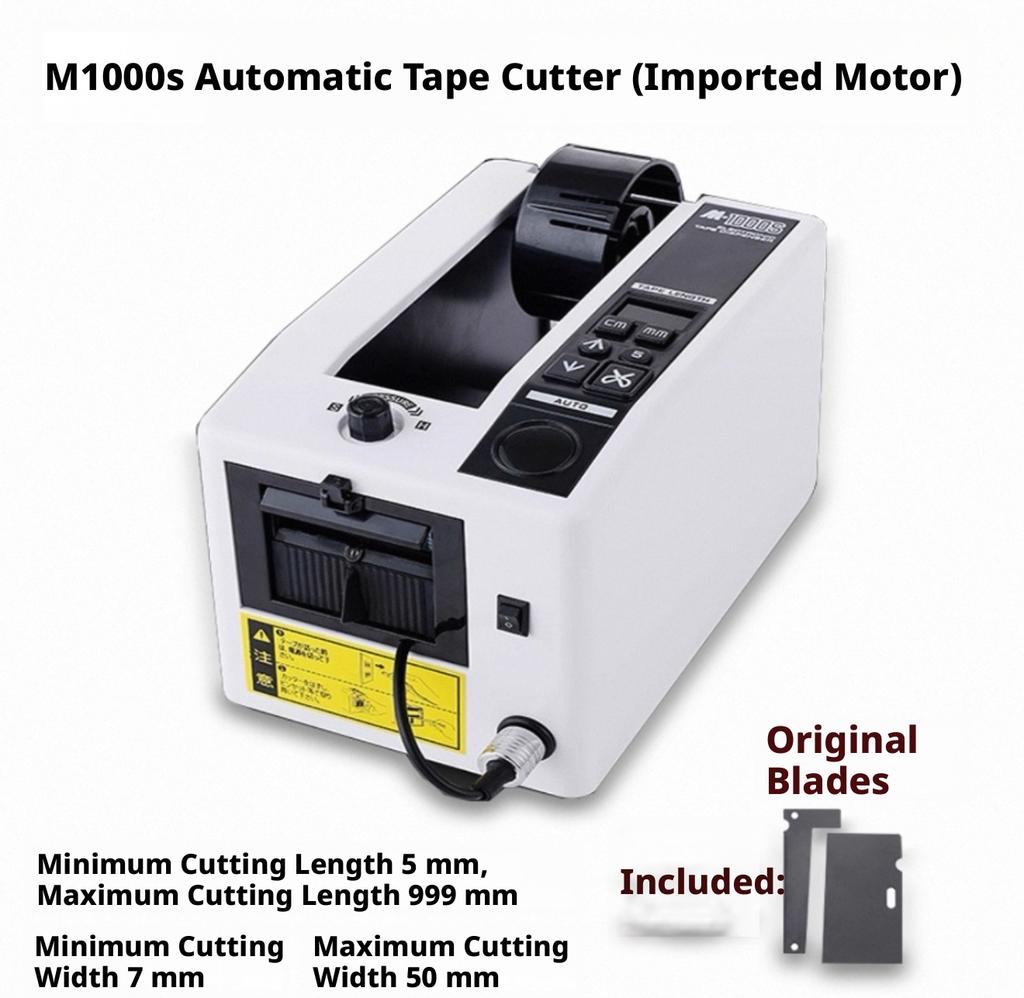 M1000S Fully Automatic Tape Cutting Machine Double-Sided Masking Paper Malasquare Glue Cutting Machine for Precision Crafting
