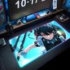 Zenless zone zero Muismat RGB Gaming Muismat Grote LED Pad PC Bureau Mat Lichtgevende Muismat Grote Toetsenbordmatten Tafelkleed Met