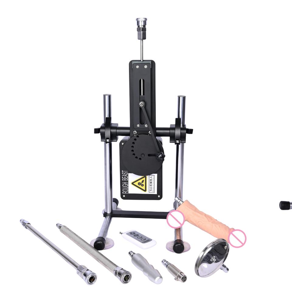 Sex Machine ROUGH BEAST Remote Control Quiet 360 Agree Adjustable Masturbation Machine for Women Men