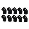 10 Pack PVC Pipe Connectors 45° Elbow Joint Fittings for DIY Greenhouse Construction