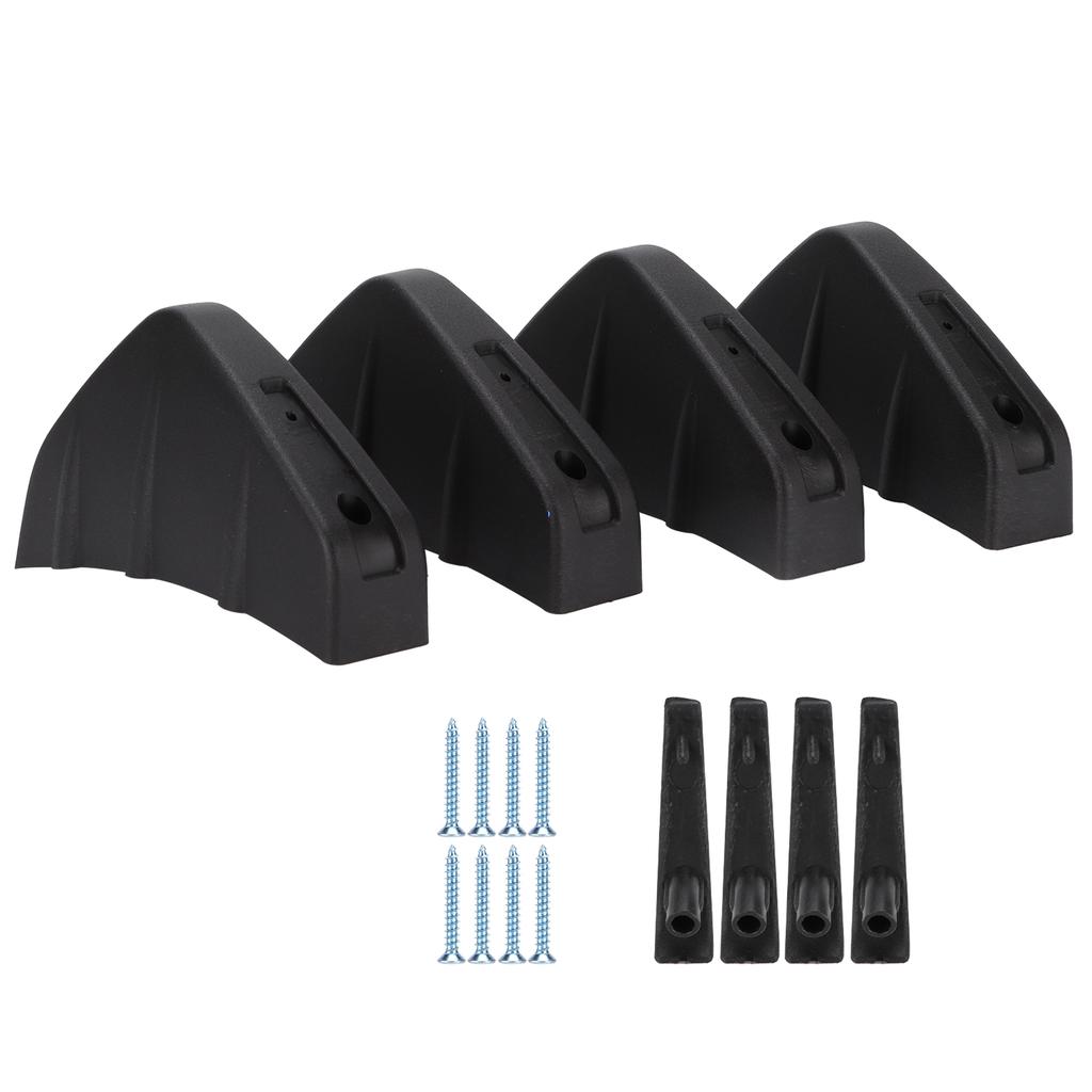 4 buc Spoiler Buza Bara Spate Garnitură Protectoare Negru Înlocuire pentru Întreținere Universal