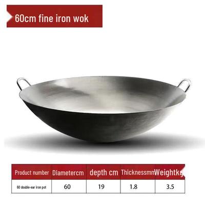 Deberlang velká litinová pánev wok
