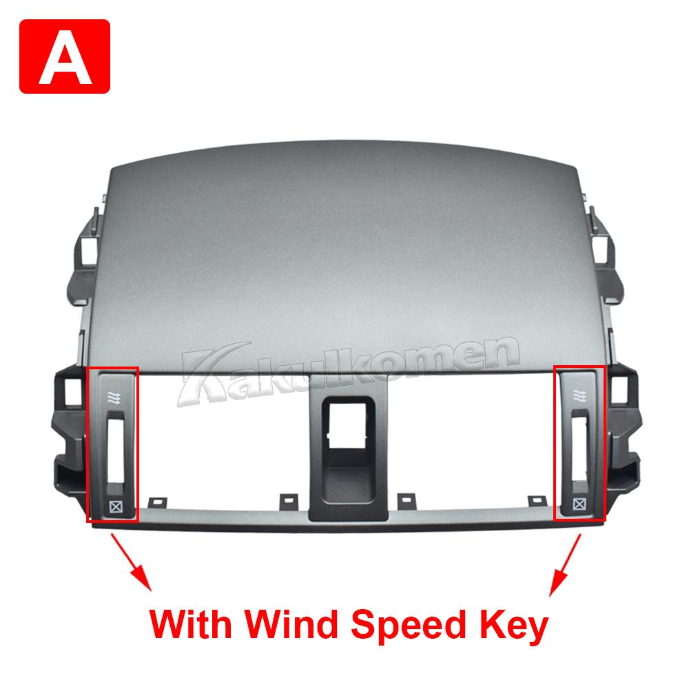 For Toyota Corolla Altis 2007 2008 2009 2010 2011 2012 2013 Center Dash A/C Air Conditioner Central Air Outlet Panel Grill Cover
