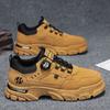 Low Top Slip On Rotating Button Waterproof Casual Sports Shoes For Men