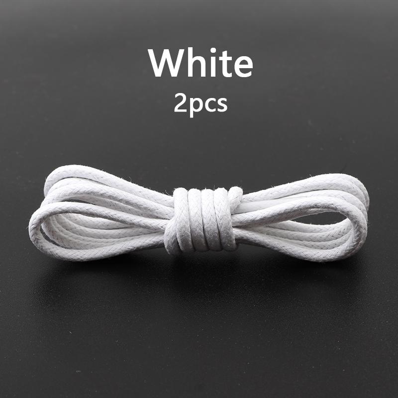 Waxed Cotton Round Shoe Laces Leather Oxford Shoelaces Waterproof Shoelace for Women Men Boots Loafers Shoes Lace Accessories