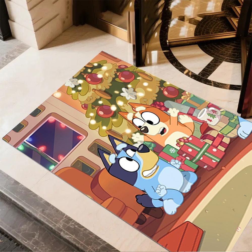Christmas Friends Floor Rug Office Rug Design for Decorate room Kitchen Bedrooms Dining Room Anti-slip Rug Anime Office Decor