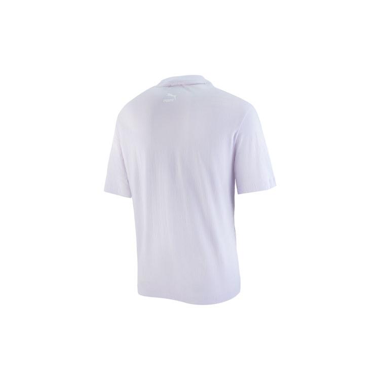 New PUMA Essentials T Shirts Unisex Light Purple 539904-23