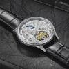 Men Fashion Design Horse Watches Leather Strap Automatic Mechanical Watches Men Luxury Tourbillon Wristwatches