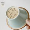 Songyun Ru Kiln Ceramic Tea-Water Separation Office Cup