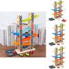 Wooden Gliding Car Toy For Kids With Inertia Track And Parentchild Interaction For Ages 1 To 4