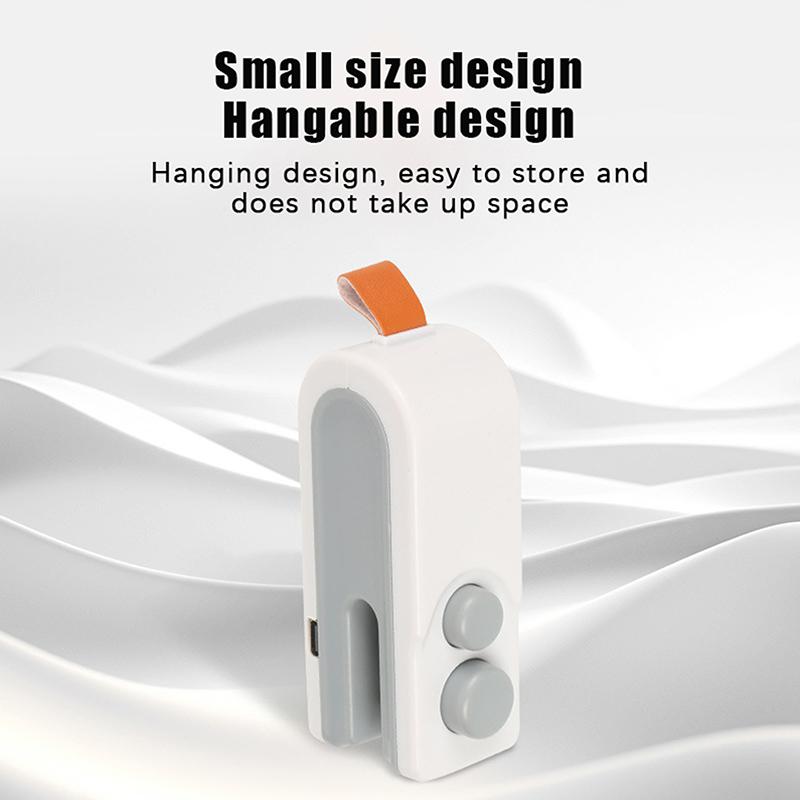 Mini Bag Sealer, 2026 New 2 In 1 Magnetic Food Sealer, USB Rechargeable Chip Bag Sealer Heat Seal Tool