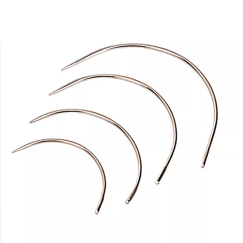 Curved Needle Set for Hand Sewing, Leather Repair, Shoe Repair, and Upholstery
