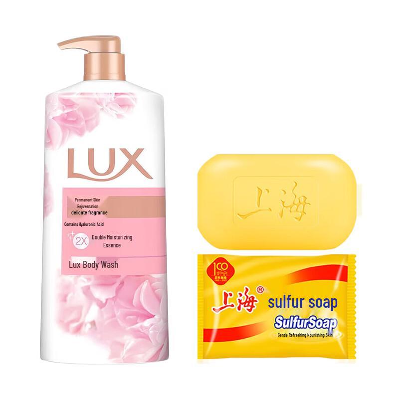 Shanghai Sulfur Soap & Lux Shower Gel Combo Pack